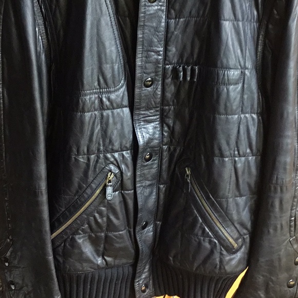 Gucci Black Leather Hunting Jacket - Picture 3 of 16